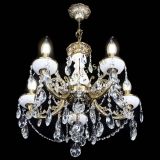 Люстра бронзовая Атланта из мрамора №5/3 Журавлик в Кирове