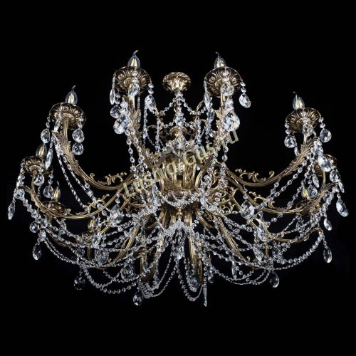 Люстра бронзовая Делия №12 баден в Кирове Гусь Хрустальный