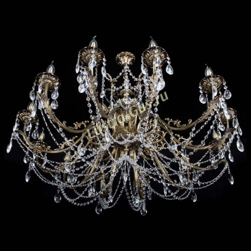 Люстра бронзовая Делия №12 журавлик в Кирове Гусь Хрустальный