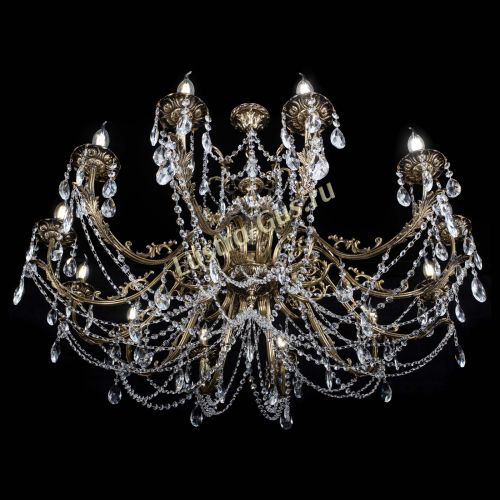 Люстра бронзовая Делия №12 журавлик в Кирове Гусь Хрустальный