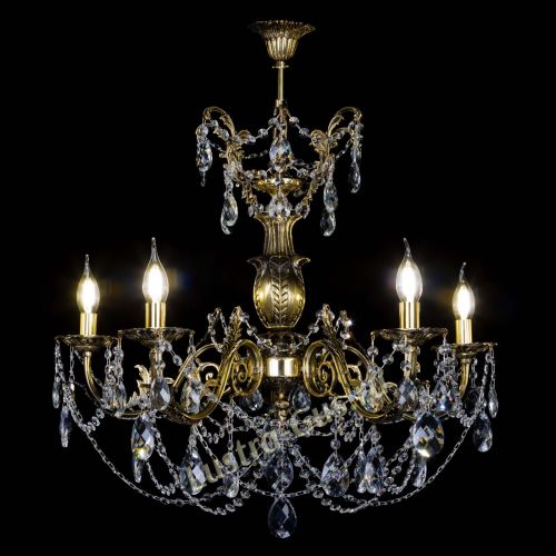 Люстра бронзовая Делия №5 баден в Кирове Гусь Хрустальный