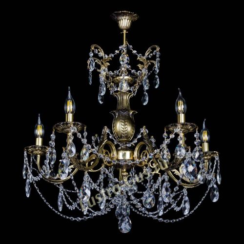 Люстра бронзовая Делия №5 баден в Кирове Гусь Хрустальный