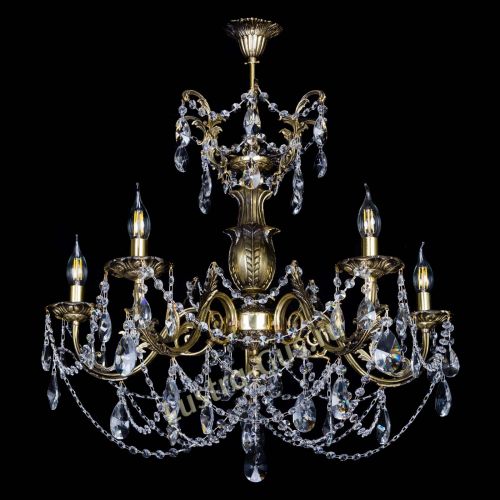 Люстра бронзовая Делия №5 лучик в Кирове Гусь Хрустальный