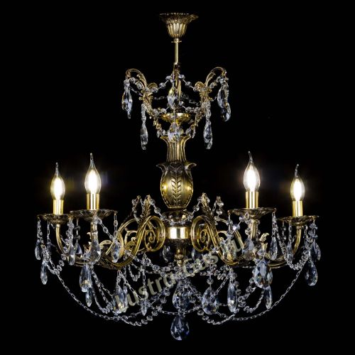 Люстра бронзовая Делия №5 журавлик в Кирове Гусь Хрустальный