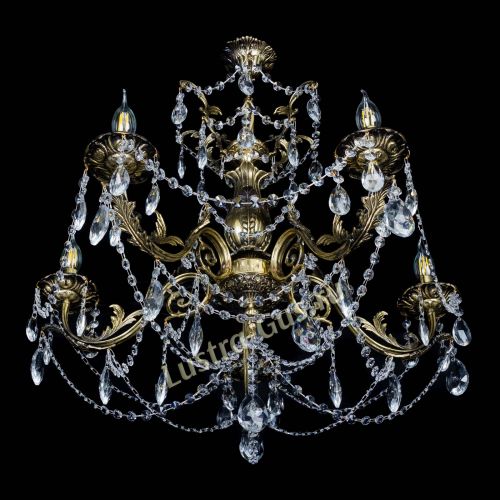 Люстра бронзовая Делия №5 журавлик в Кирове Гусь Хрустальный