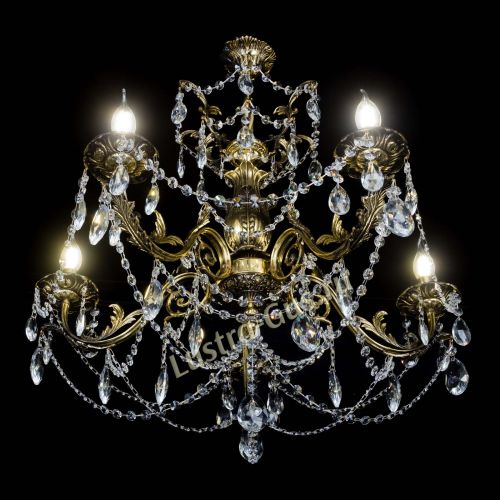 Люстра бронзовая Делия №5 журавлик в Кирове Гусь Хрустальный