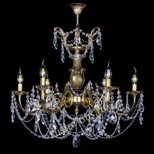 Люстра бронзовая Делия №6 баден в Кирове Гусь Хрустальный
