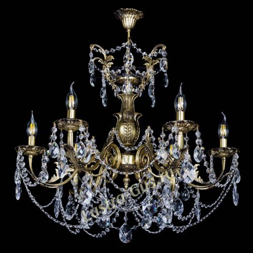 Люстра бронзовая Делия №6 баден в Кирове Гусь Хрустальный