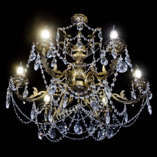 Люстра бронзовая Делия №6 баден в Кирове Гусь Хрустальный