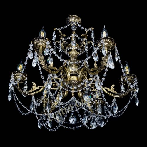 Люстра бронзовая Делия №6 лучик в Кирове Гусь Хрустальный