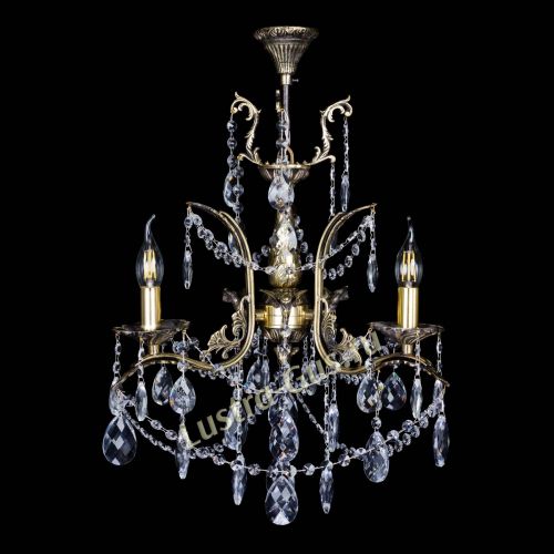 Бронзовая люстра Гелла №3 баден в Кирове Гусь Хрустальный