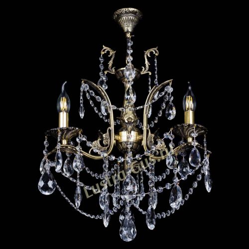 Бронзовая люстра Гелла №3 журавлик в Кирове Гусь Хрустальный