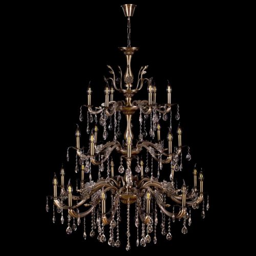 Люстра под бронзу Винтаж №1 1,1 м - Глаз Дракона под бронзу в Кирове Гусь Хрустальный