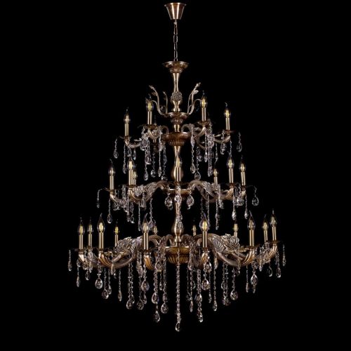 Люстра под бронзу Винтаж №1 1,1 м - Глаз Дракона под бронзу в Кирове Гусь Хрустальный