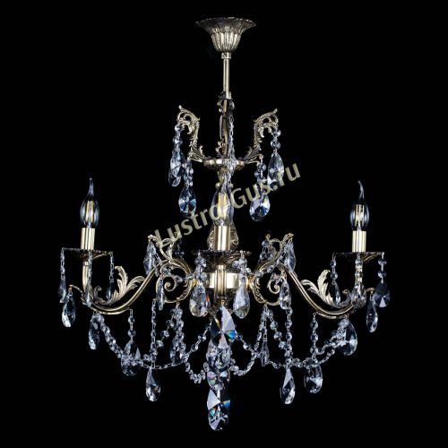 Люстра бронзовая Кассандра №3 лучик в Кирове Гусь Хрустальный