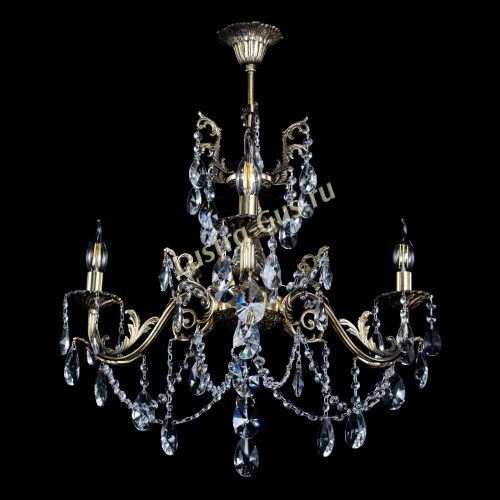 Люстра бронзовая Кассандра №3 лучик в Кирове Гусь Хрустальный