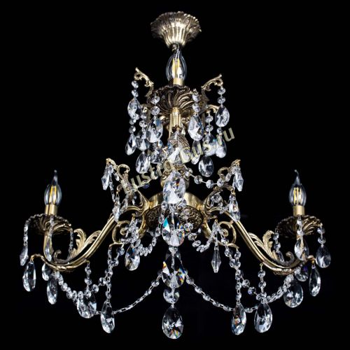 Люстра бронзовая Кассандра №3 лучик в Кирове Гусь Хрустальный