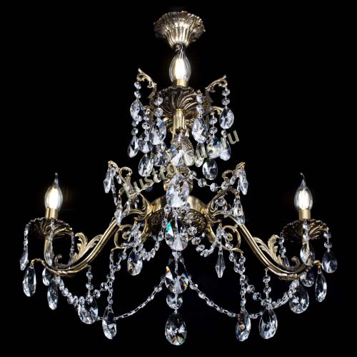 Люстра бронзовая Кассандра №3 лучик в Кирове Гусь Хрустальный