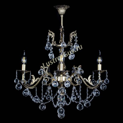 Люстра бронзовая Кассандра №3 шар в Кирове Гусь Хрустальный