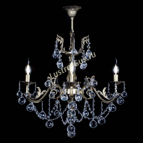 Люстра бронзовая Кассандра №3 шар в Кирове Гусь Хрустальный