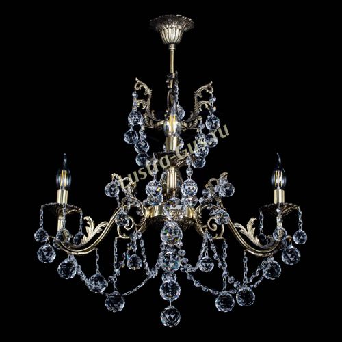 Люстра бронзовая Кассандра №3 шар в Кирове Гусь Хрустальный