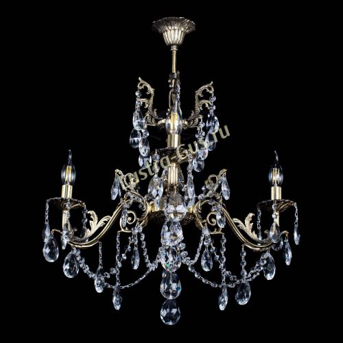 Люстра бронзовая Кассандра №3 журавлик в Кирове Гусь Хрустальный