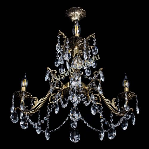 Люстра бронзовая Кассандра №3 журавлик в Кирове Гусь Хрустальный