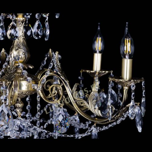 Бронзовая люстра Кассандра №5 баден в Кирове Гусь Хрустальный