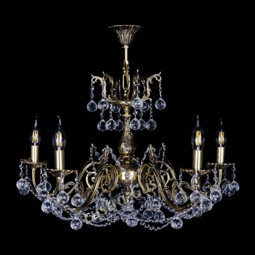 Бронзовая люстра Кассандра №5 шар в Кирове Гусь Хрустальный