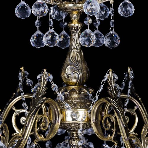 Бронзовая люстра Кассандра №5 шар в Кирове Гусь Хрустальный