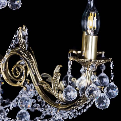 Бронзовая люстра Кассандра №5 шар в Кирове Гусь Хрустальный