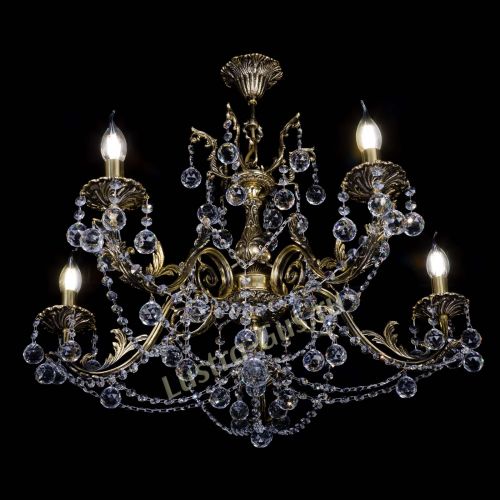 Бронзовая люстра Кассандра №5 шар в Кирове Гусь Хрустальный