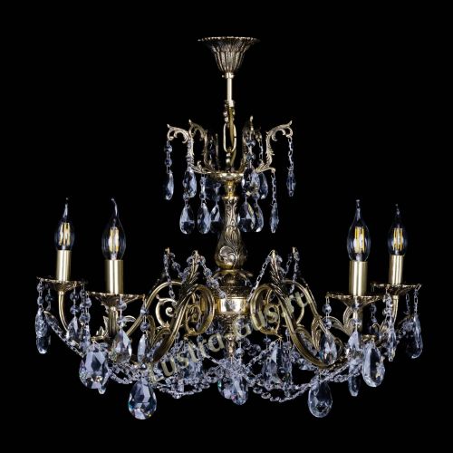 Бронзовая люстра Кассандра №5 журавлик в Кирове Гусь Хрустальный