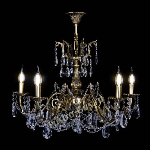 Бронзовая люстра Кассандра №5 журавлик в Кирове Гусь Хрустальный