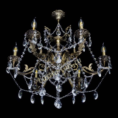 Бронзовая люстра Кассандра №6/2 баден в Кирове Гусь Хрустальный