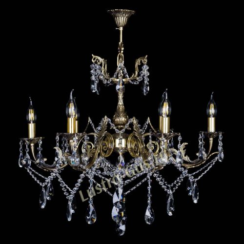  Бронзовая люстра Кассандра №6/2 лучик в Кирове Гусь Хрустальный