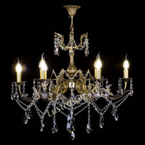  Бронзовая люстра Кассандра №6/2 лучик в Кирове Гусь Хрустальный