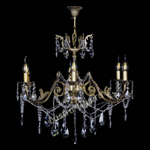  Бронзовая люстра Кассандра №6/2 лучик в Кирове Гусь Хрустальный