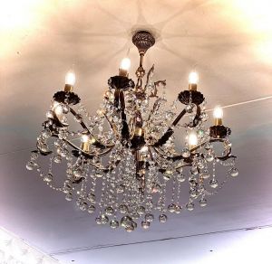 Бронзовая люстра Мелания №8/2 шар в Кирове отзыв и фото покупателя