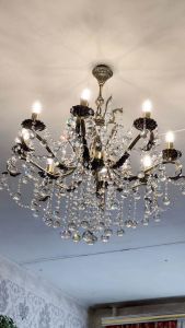 Бронзовая люстра Мелания №8/2 шар в Кирове отзыв и фото покупателя