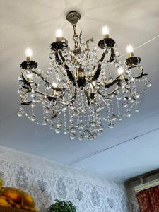 Бронзовая люстра Мелания №8/2 шар в Кирове отзыв и фото покупателя