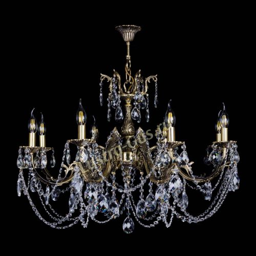 Бронзовая люстра Кассандра №8 баден в Кирове Гусь Хрустальный