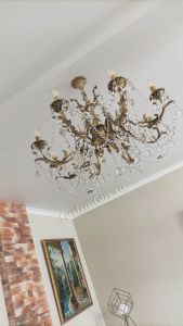 Бронзовая люстра Кассандра №8 шар в Кирове отзыв и фото покупателя