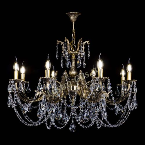 Бронзовая люстра Кассандра №8 журавлик в Кирове Гусь Хрустальный