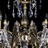 Бронзовая люстра Кассандра №8 журавлик в Кирове