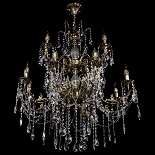 Люстра бронзовая Кассандра Алфея №12 баден в Кирове Гусь Хрустальный