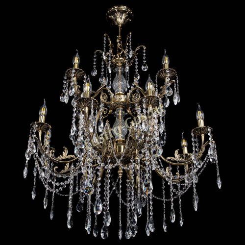 Люстра бронзовая Кассандра Алфея №12 журавлик в Кирове Гусь Хрустальный