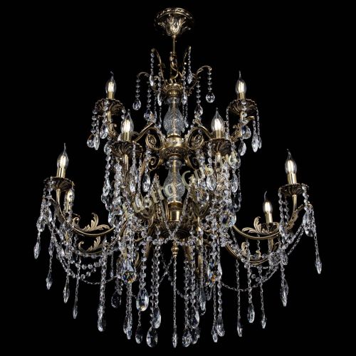 Люстра бронзовая Кассандра Алфея №12 журавлик в Кирове Гусь Хрустальный