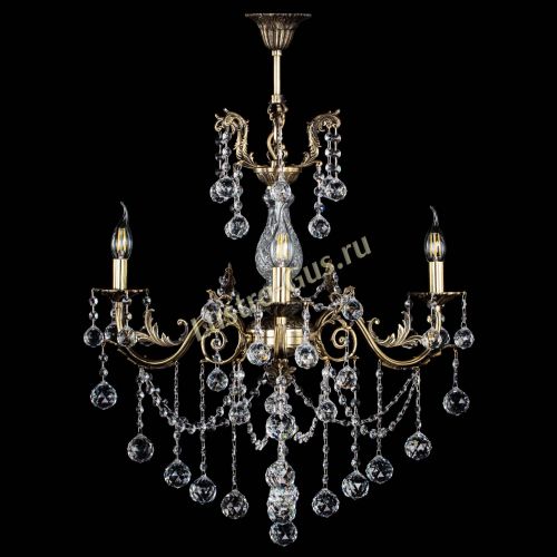 Люстра бронзовая Кассандра Алфея №3/1 шар в Кирове Гусь Хрустальный