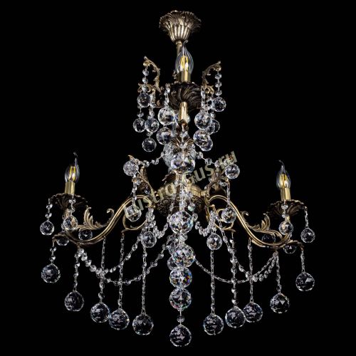 Люстра бронзовая Кассандра Алфея №3/1 шар в Кирове Гусь Хрустальный